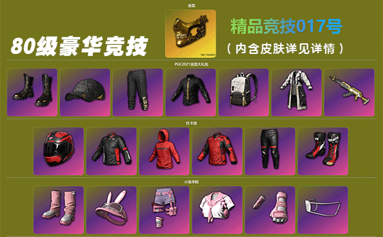 【可竞技17】豪华80级+绝版商店皮肤成品号（库存皮肤详见下图）