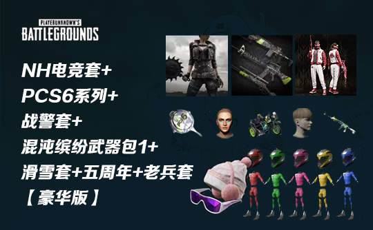 【非竞技】NH冠军套+混沌缤纷武器套+PCS6套装+PCL夹克+5周年+老兵套+9/10/11亚马逊礼包成品号